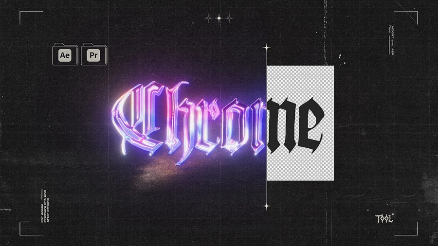 一键生成3D镀铬迷幻酸性渐变发光视频LOGO标题文字动画AE/PR Mogrt模板 Animafx - Chrome Tool for Premiere Pro and AE 影视音频 第1张-素材湾丨精选海外优质设计素材资源 一键生成3D镀铬迷幻酸性渐变发光视频LOGO标题文字动画AE/PR Mogrt模板 Animafx - Chrome Tool for Premiere Pro and AE 影视音频 sucaiwan.com