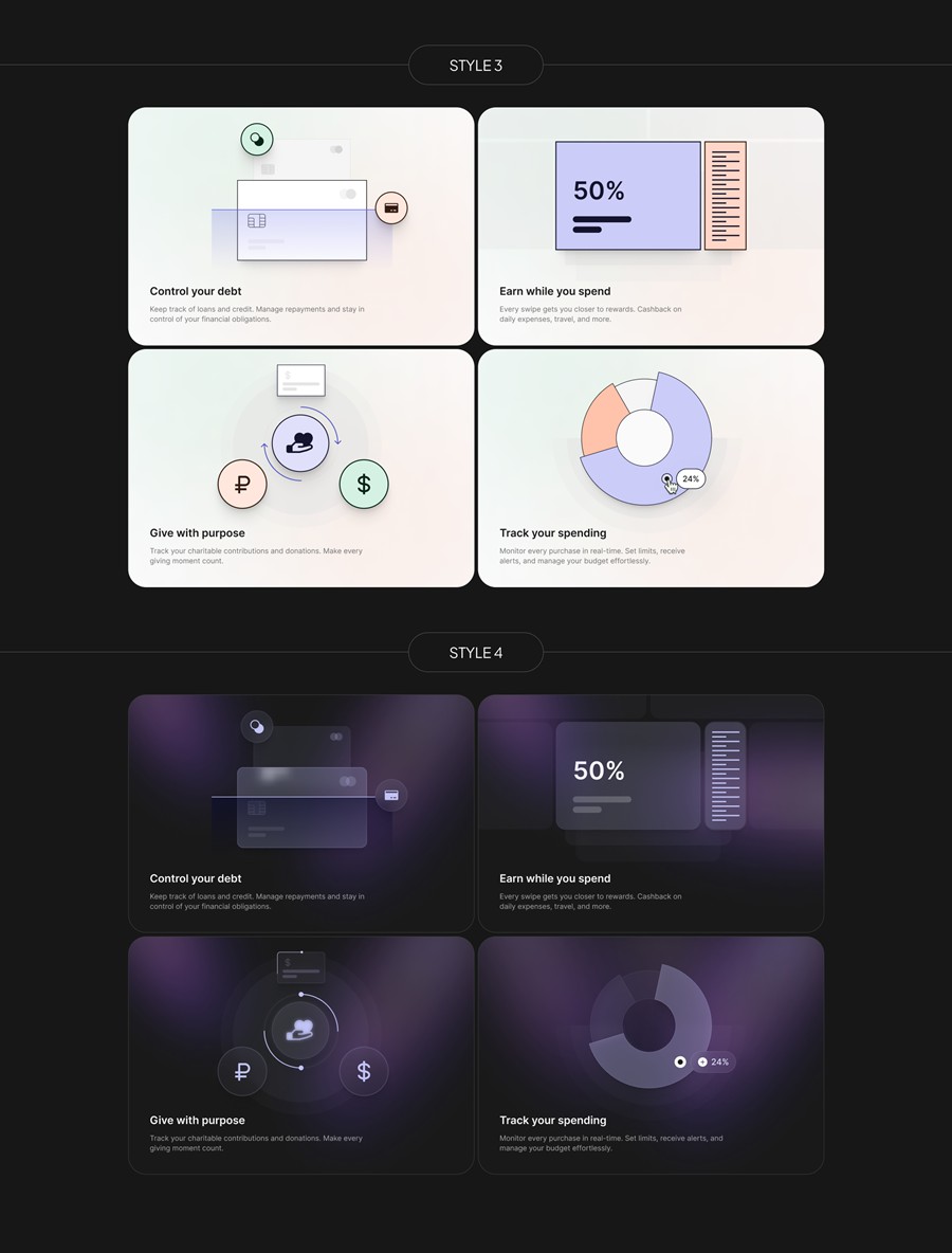 20款多功能APP网站用户界面设计UI卡片Figma格式素材 UI Card Illustration APP UI sucaiwan.com