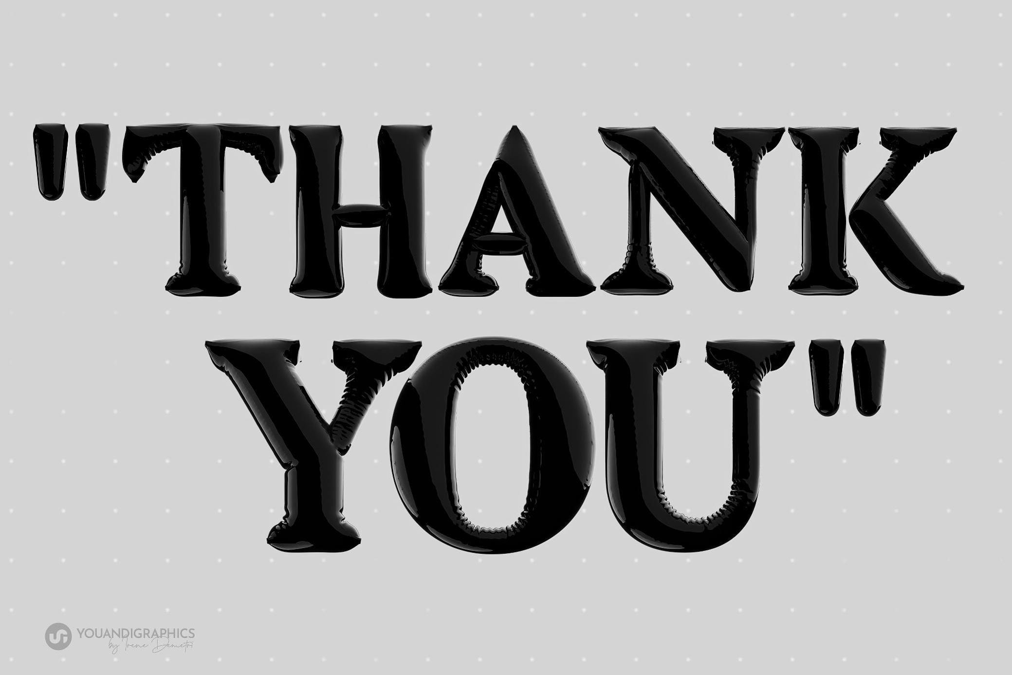 复古Y2K风黑色气球质感胖乎乎泡泡字母数字符号PNG免抠图设计素材 Latex 3D Lettering Set 图片素材 sucaiwan.com