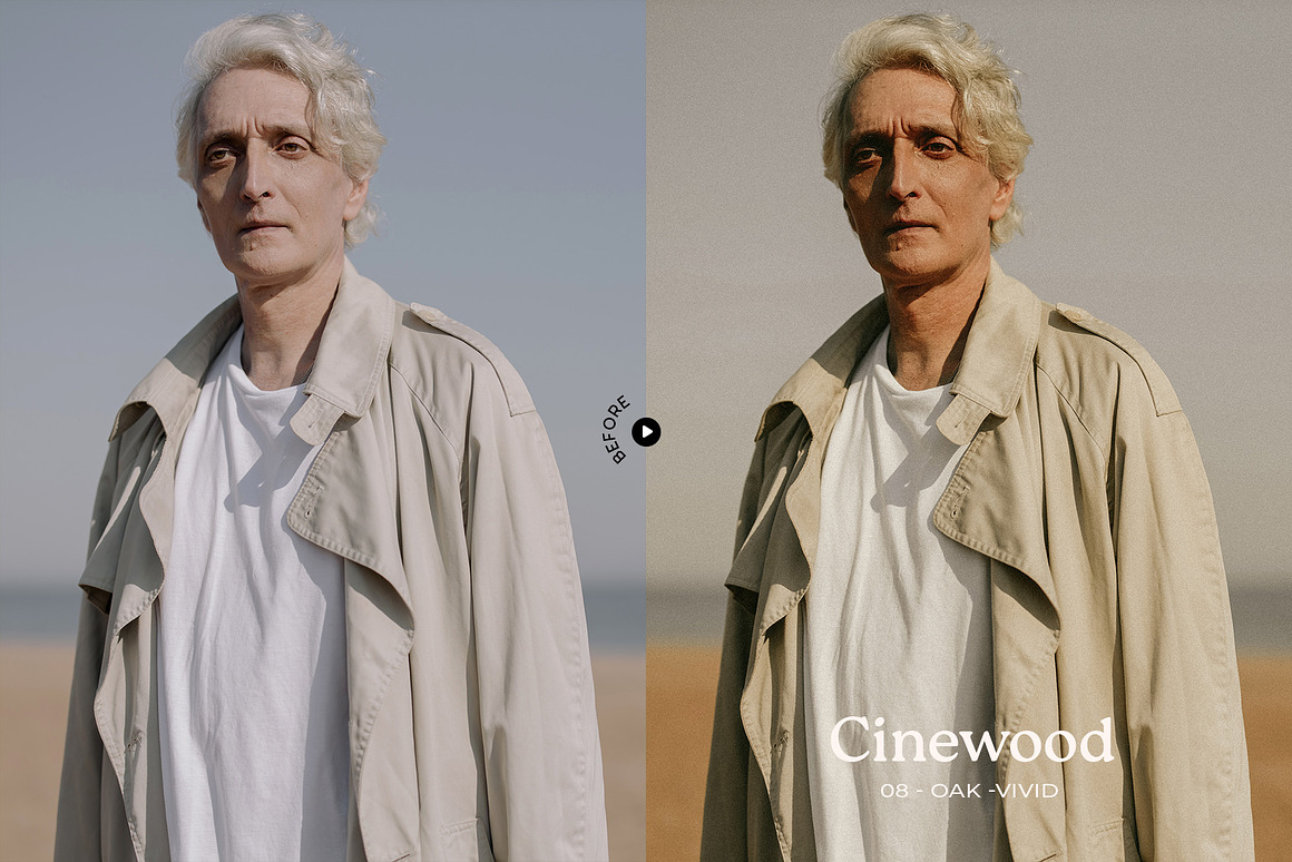 15组时尚温暖色调肖像电影摄影照片调色Lightroom预设 Cinewood – Lightroom Cinematic Presets 插件预设 第3张-素材湾丨精选海外优质设计素材资源 15组时尚温暖色调肖像电影摄影照片调色Lightroom预设 Cinewood – Lightroom Cinematic Presets 插件预设 sucaiwan.com