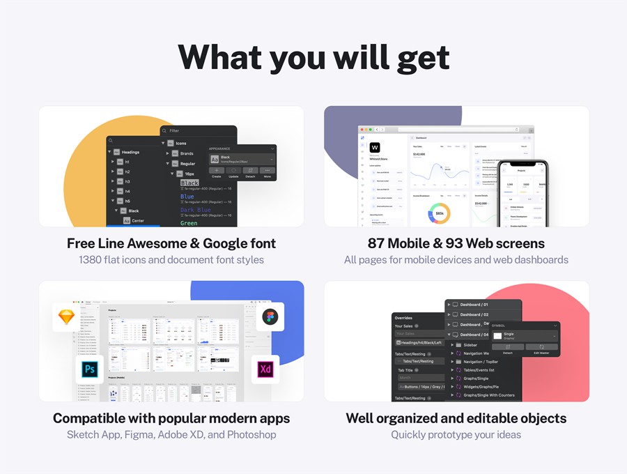 185屏现代简约SaaS电商服务平台仪表盘界面WEB UI界面设计Figma模板素材 BetaCRM UI Kit for SaaS Dashboards APP UI 第7张-素材湾丨精选海外优质设计素材资源 185屏现代简约SaaS电商服务平台仪表盘界面WEB UI界面设计Figma模板素材 BetaCRM UI Kit for SaaS Dashboards APP UI sucaiwan.com