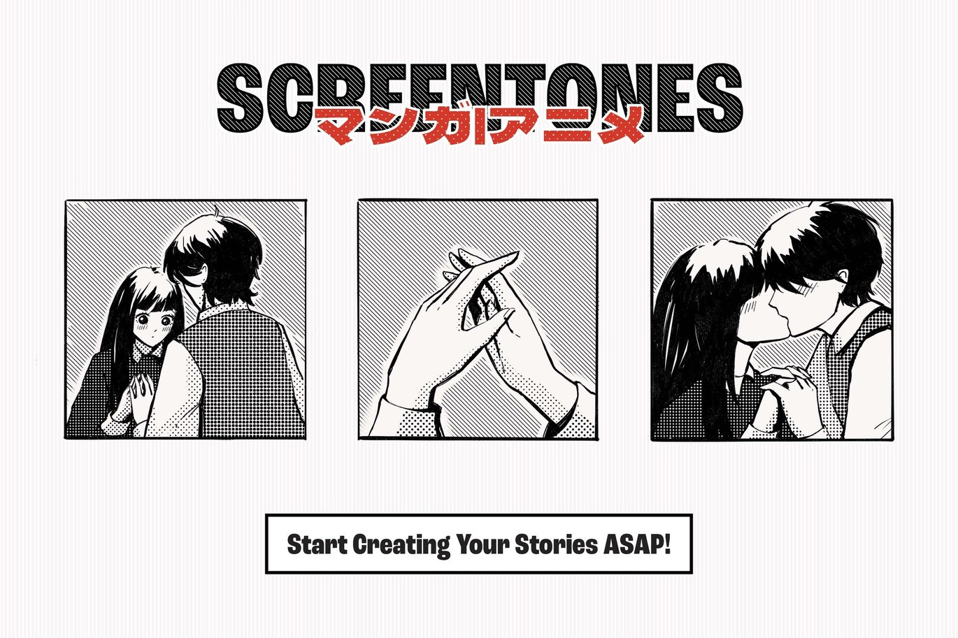 50款日本黑白动漫风格半色调网点绘画艺术PS笔刷画笔设计素材 Manga Screentone Brushes for Photoshop 笔刷资源 第6张-素材湾丨精选海外优质设计素材资源 50款日本黑白动漫风格半色调网点绘画艺术PS笔刷画笔设计素材 Manga Screentone Brushes for Photoshop 笔刷资源 sucaiwan.com