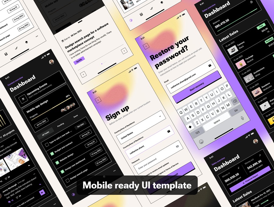 360+屏新野蛮主义SaaS电商服务仪表盘用户界面WEB UI设计模板Figma/Sketch格式素材 Bruddle – Neo brutalism UI kit for SaaS Dashboards APP UI 第7张-素材湾丨精选海外优质设计素材资源 360+屏新野蛮主义SaaS电商服务仪表盘用户界面WEB UI设计模板Figma/Sketch格式素材 Bruddle – Neo brutalism UI kit for SaaS Dashboards APP UI sucaiwan.com