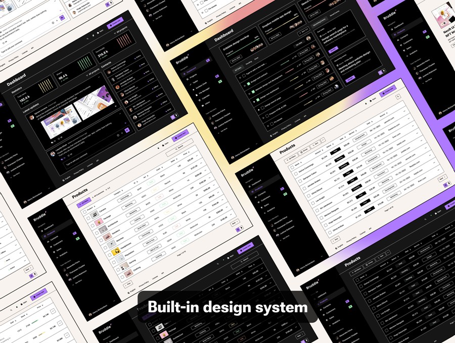 360+屏新野蛮主义SaaS电商服务仪表盘用户界面WEB UI设计模板Figma/Sketch格式素材 Bruddle – Neo brutalism UI kit for SaaS Dashboards APP UI 第8张-素材湾丨精选海外优质设计素材资源 360+屏新野蛮主义SaaS电商服务仪表盘用户界面WEB UI设计模板Figma/Sketch格式素材 Bruddle – Neo brutalism UI kit for SaaS Dashboards APP UI sucaiwan.com