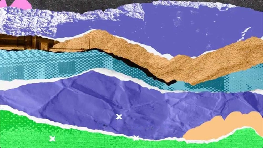 Pr模板 10组情绪化快闪拼贴定格动画撕纸拼贴转场视觉特效 Upbeat Collage Transitions 影视音频 sucaiwan.com