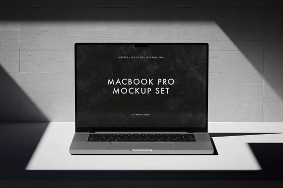10款工业风混凝土背景苹果MacBook Pro笔记本电脑UI设计展示效果图PS贴图样机 MacBook Pro Mockup Set vol 2 样机素材 第6张-素材湾丨精选海外优质设计素材资源 10款工业风混凝土背景苹果MacBook Pro笔记本电脑UI设计展示效果图PS贴图样机 MacBook Pro Mockup Set vol 2 样机素材 sucaiwan.com