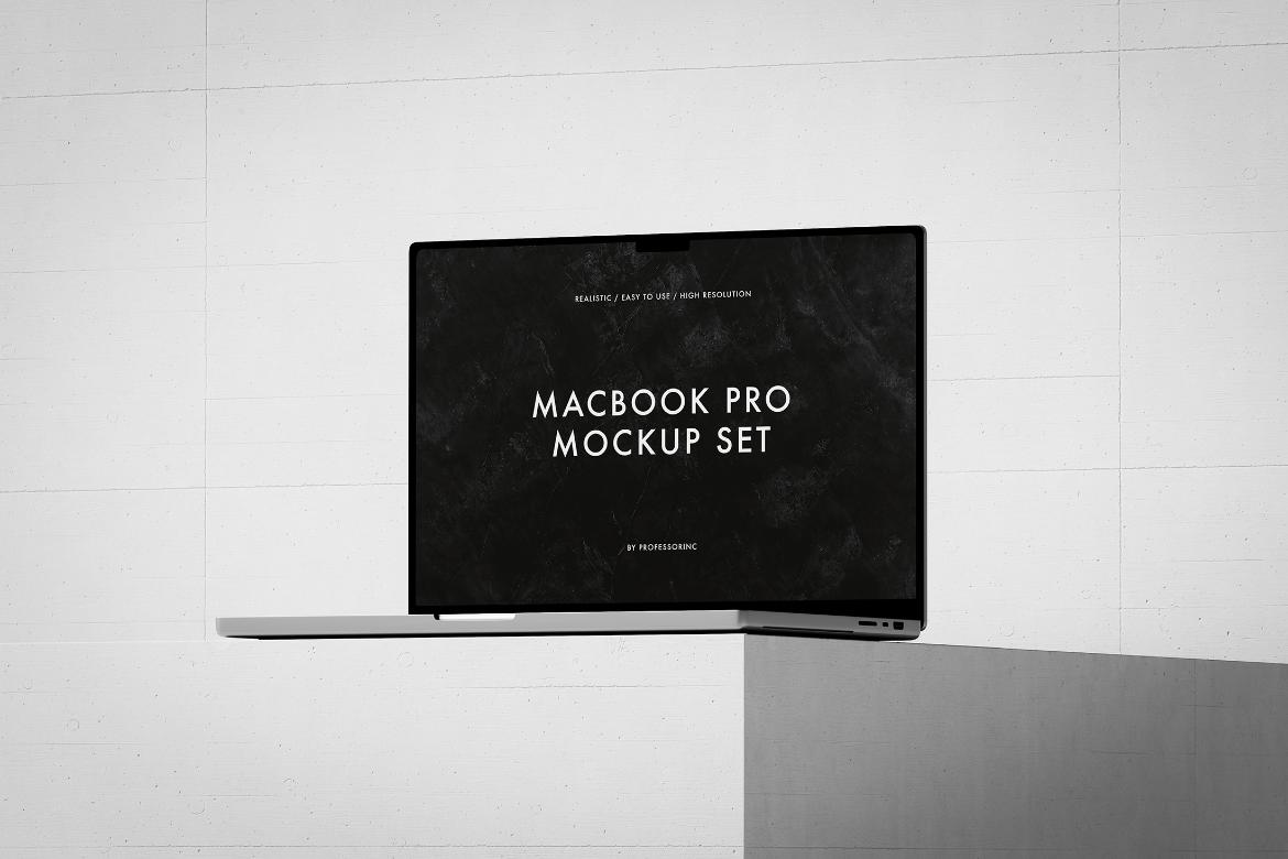 10款工业风混凝土背景苹果MacBook Pro笔记本电脑UI设计展示效果图PS贴图样机 MacBook Pro Mockup Set vol 2 样机素材 第12张-素材湾丨精选海外优质设计素材资源 10款工业风混凝土背景苹果MacBook Pro笔记本电脑UI设计展示效果图PS贴图样机 MacBook Pro Mockup Set vol 2 样机素材 sucaiwan.com