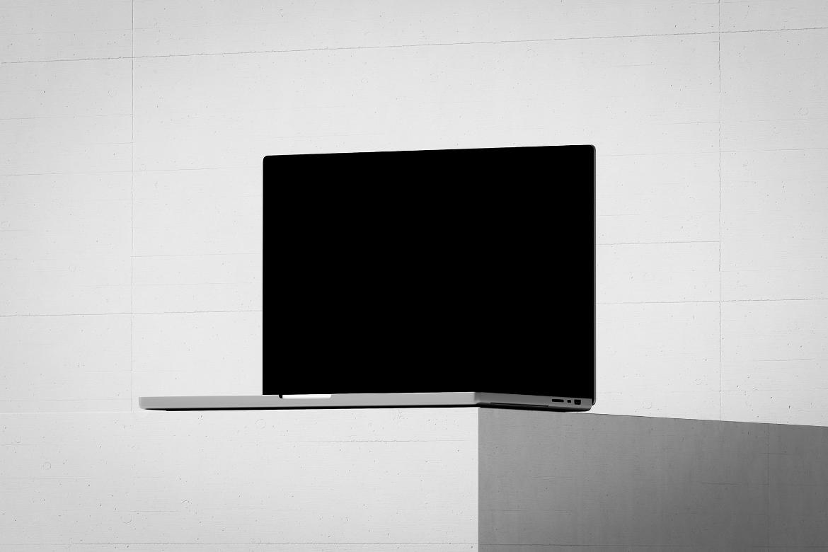 10款工业风混凝土背景苹果MacBook Pro笔记本电脑UI设计展示效果图PS贴图样机 MacBook Pro Mockup Set vol 2 样机素材 第13张-素材湾丨精选海外优质设计素材资源 10款工业风混凝土背景苹果MacBook Pro笔记本电脑UI设计展示效果图PS贴图样机 MacBook Pro Mockup Set vol 2 样机素材 sucaiwan.com