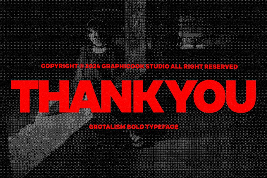 极简主义杂志电影标题包装设计无衬线英文字体安装包 Grotalism 设计素材 sucaiwan.com