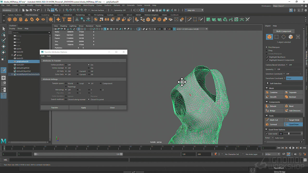 Maya+MD+ZB电影资产角色衣服建模制作视频教程 中英文字幕 Character Asset Creation for Cinematics Vol. 1 设计教程 第6张-素材湾丨精选海外优质设计素材资源 Maya+MD+ZB电影资产角色衣服建模制作视频教程 中英文字幕 Character Asset Creation for Cinematics Vol. 1 设计教程 sucaiwan.com