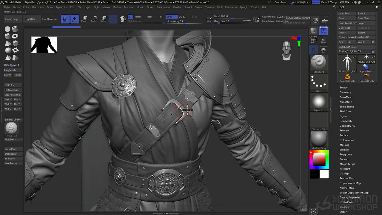 Maya+MD+ZB电影资产角色衣服建模制作视频教程 中英文字幕 Character Asset Creation for Cinematics Vol. 1 设计教程 第8张-素材湾丨精选海外优质设计素材资源 Maya+MD+ZB电影资产角色衣服建模制作视频教程 中英文字幕 Character Asset Creation for Cinematics Vol. 1 设计教程 sucaiwan.com