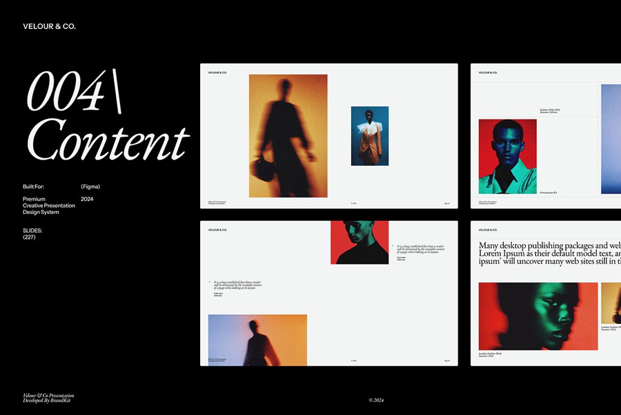 227页品牌宣传策划提案书图文排版演示文稿幻灯片Figma格式模板套件素材 Velour & Co Presentation Kit 幻灯图表 第5张-素材湾丨精选海外优质设计素材资源 227页品牌宣传策划提案书图文排版演示文稿幻灯片Figma格式模板套件素材 Velour & Co Presentation Kit 幻灯图表 sucaiwan.com