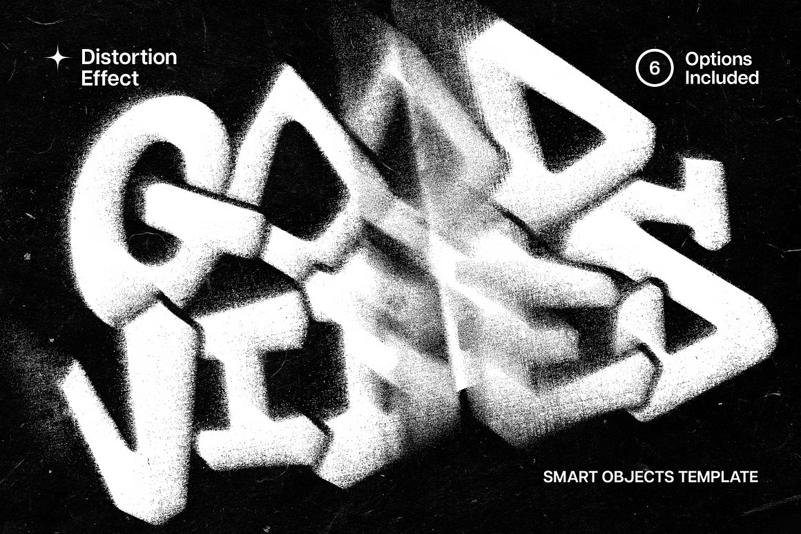 复古老式故障失真文本效果ps滤镜样机 Noisy Distortion Text Effect 插件预设 第1张-素材湾丨精选海外优质设计素材资源 复古老式故障失真文本效果ps滤镜样机 Noisy Distortion Text Effect 插件预设 sucaiwan.com