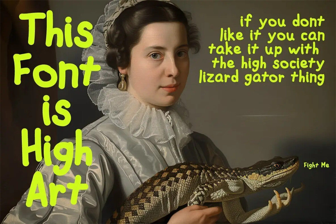 英文字体：复古欧式巴洛克手写扭曲粗糙笔迹墨迹涂鸦字体 Komique Sans Font , sucaiwan.com