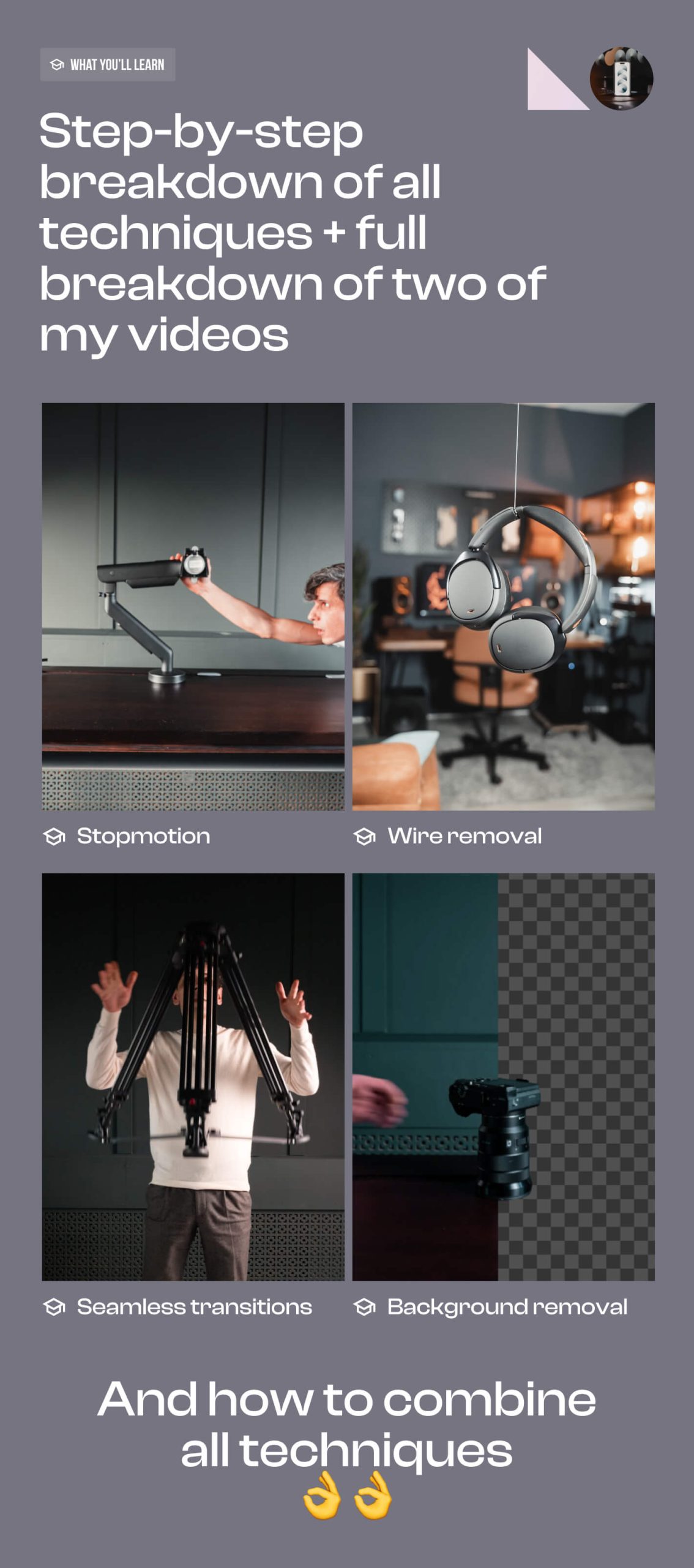 大师课程:科技频道魔法控制内容设计创作剪辑分步流程视频课程 Magical Edits That Make You Stand Out 设计教程 第4张-素材湾丨精选海外优质设计素材资源 大师课程:科技频道魔法控制内容设计创作剪辑分步流程视频课程 Magical Edits That Make You Stand Out 设计教程 sucaiwan.com