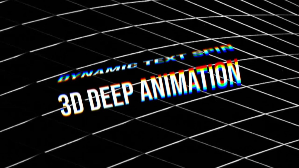 PR模板：36个潮流野蛮动力学旋转线框几何形状文字标题动画 , sucaiwan.com