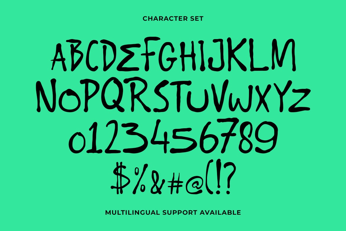 英文字体:复古马克笔真实笔迹墨迹涂改手写pop涂鸦艺术英文字体 GF Spezial , 第3张-素材湾丨精选海外优质设计素材资源 英文字体:复古马克笔真实笔迹墨迹涂改手写pop涂鸦艺术英文字体 GF Spezial , sucaiwan.com