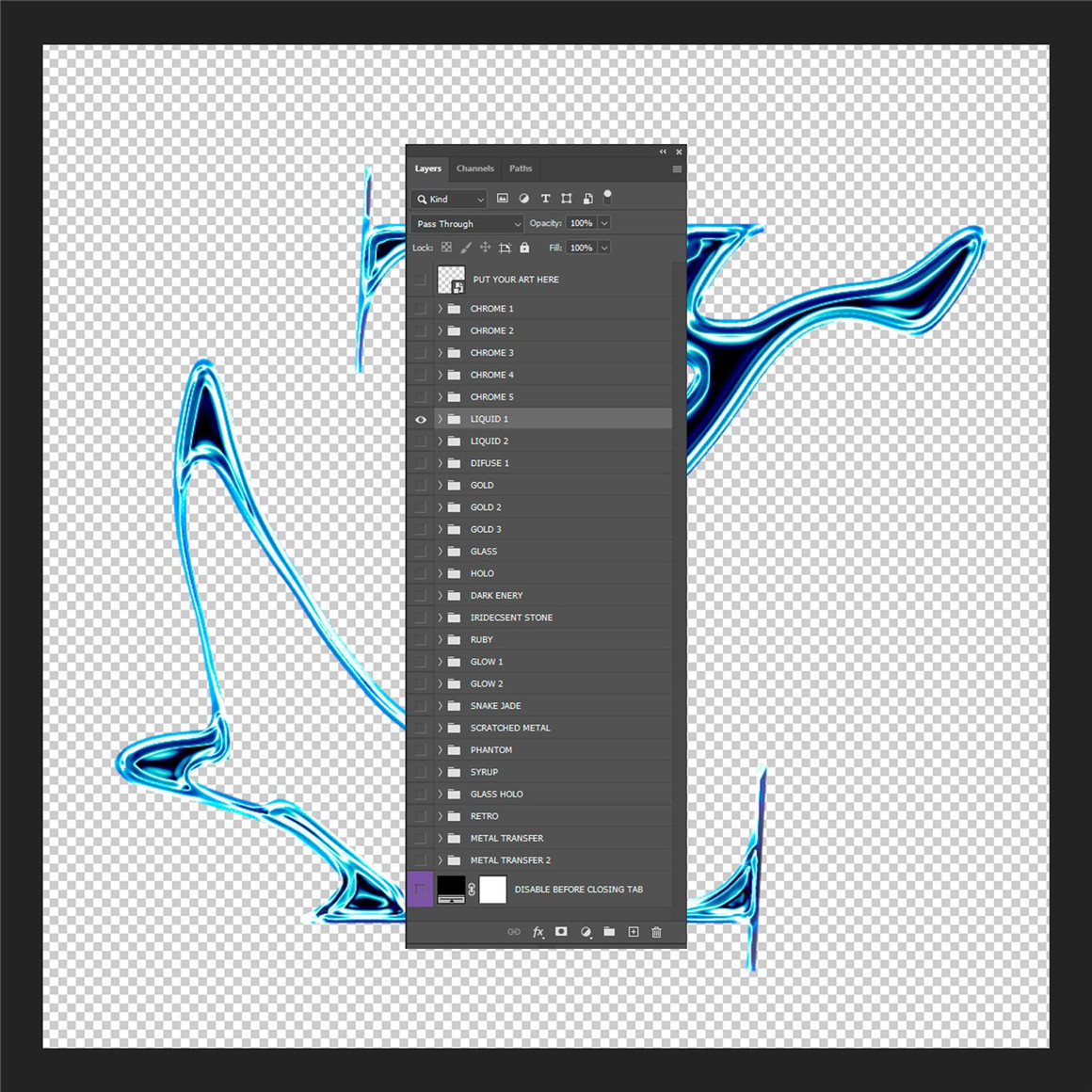 复古酸性镀铬金属镭射光泽渐变Logo字体艺术品图层样式PSD特效样机 Chrome Text Template , 第5张-素材湾丨精选海外优质设计素材资源 复古酸性镀铬金属镭射光泽渐变Logo字体艺术品图层样式PSD特效样机 Chrome Text Template , sucaiwan.com