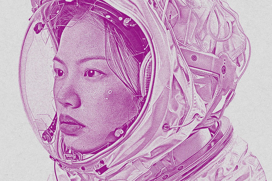 老式粒状彩色打印复印照片效果ps滤镜样机 Color Print Photo Effect 插件预设 sucaiwan.com