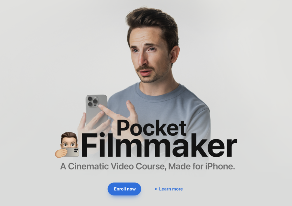 专业iPhone手机录制制作电影视频教程 中英文字幕 Full Time Filmmaker – Pocket Filmmaker 设计教程 第1张-素材湾丨精选海外优质设计素材资源 专业iPhone手机录制制作电影视频教程 中英文字幕 Full Time Filmmaker – Pocket Filmmaker 设计教程 sucaiwan.com