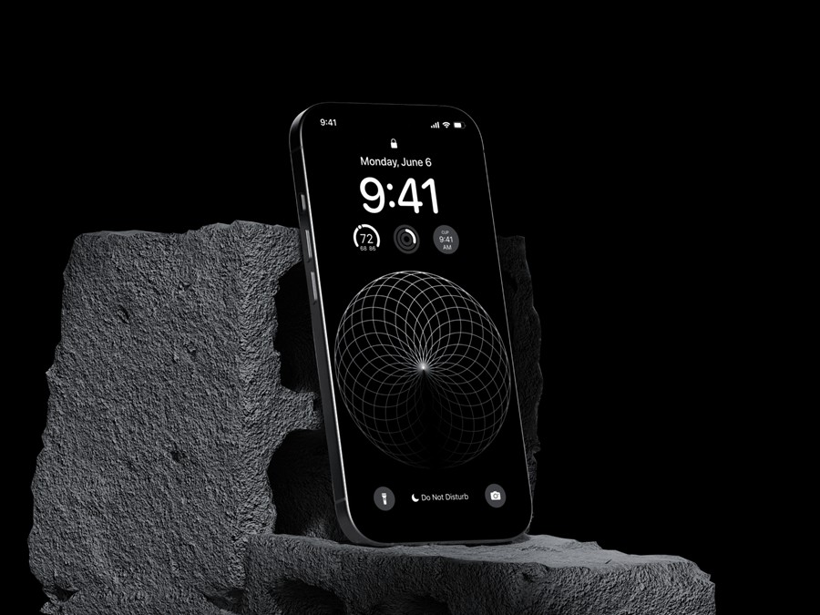 8款高级工业风水泥风格场景苹果iPhone 16 Pro手机UI设计展示贴图Figma样机模板 iPhone 16 Pro Mockups Vol.02 样机素材 sucaiwan.com