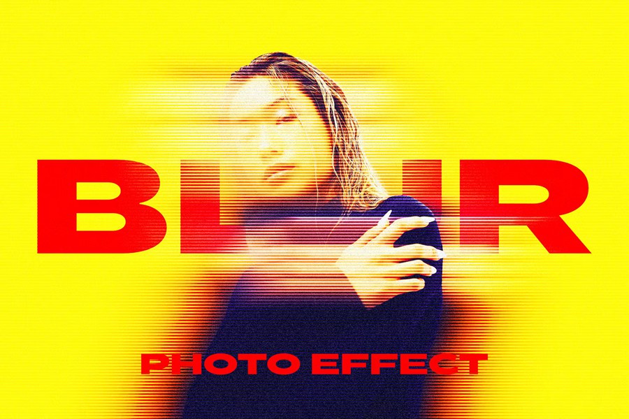 条纹运动模糊海报标题照片效果Photoshop模板 Stripe Motion Blur Photo Effect 图片素材 第1张-素材湾丨精选海外优质设计素材资源 条纹运动模糊海报标题照片效果Photoshop模板 Stripe Motion Blur Photo Effect 图片素材 sucaiwan.com