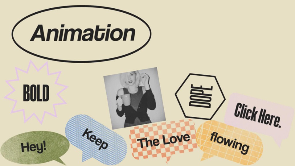 PR模板：复古弥散光颗粒文字标题照片掉落效果LOGO展示 , sucaiwan.com