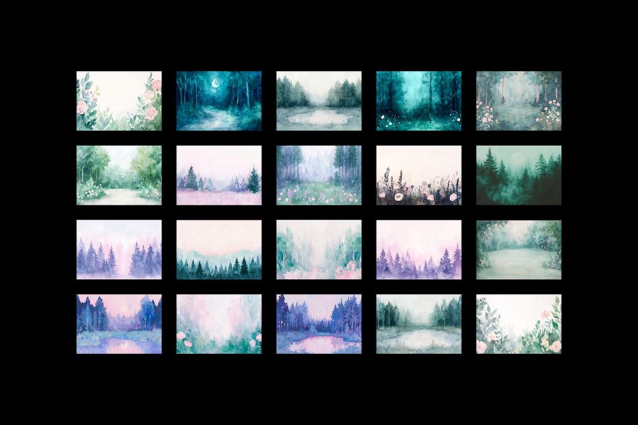 267个水彩女巫植物精灵蘑菇花环海报设计图形纸张纹理合集 Witchcraft Watercolor Graphics Collection 图片素材 第13张-素材湾丨精选海外优质设计素材资源 267个水彩女巫植物精灵蘑菇花环海报设计图形纸张纹理合集 Witchcraft Watercolor Graphics Collection 图片素材 sucaiwan.com