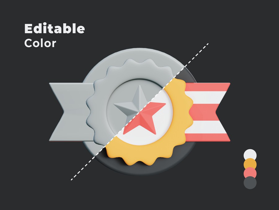 25款质感3D立体胜利徽章徽标奖杯图标Icons设计Blender/PNG格式素材 Victory Awards 3d Icon Illustration 图标素材 第3张-素材湾丨精选海外优质设计素材资源 25款质感3D立体胜利徽章徽标奖杯图标Icons设计Blender/PNG格式素材 Victory Awards 3d Icon Illustration 图标素材 sucaiwan.com