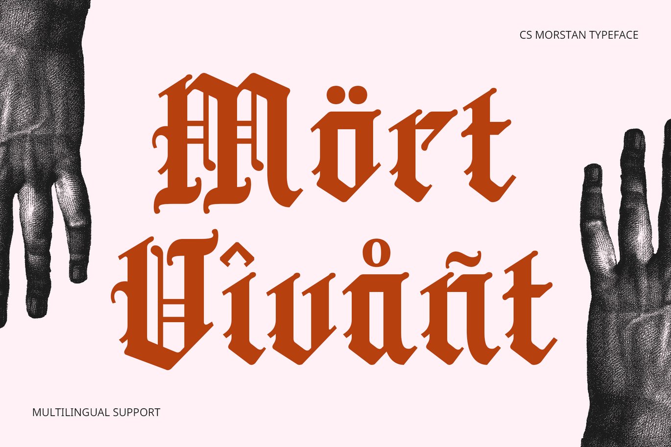 优雅古英式风格品牌邀请函徽标设计装饰英文字体安装包 Morstan – Old English Font 设计素材 第6张-素材湾丨精选海外优质设计素材资源 优雅古英式风格品牌邀请函徽标设计装饰英文字体安装包 Morstan – Old English Font 设计素材 sucaiwan.com