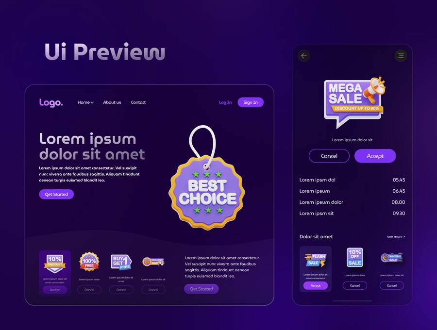 50款黑色星期五电商促销打折营销3D插图图标Icons设计OBJ/PNG/GLB格式素材 Discount & Offers 3D Icon Set 图标素材 第6张-素材湾丨精选海外优质设计素材资源 50款黑色星期五电商促销打折营销3D插图图标Icons设计OBJ/PNG/GLB格式素材 Discount & Offers 3D Icon Set 图标素材 sucaiwan.com