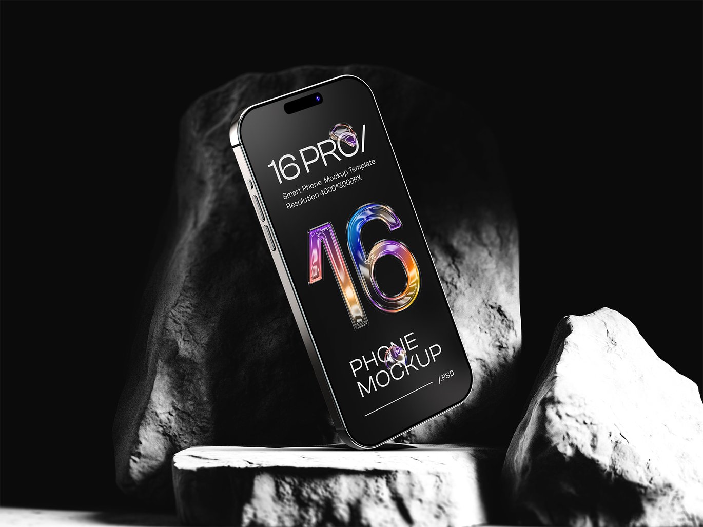 暗黑工业风苹果iPhone 16 Pro展示贴图效果图PSD样机模板 iPhone 16 Pro Mockup Set 样机素材 第3张-素材湾丨精选海外优质设计素材资源 暗黑工业风苹果iPhone 16 Pro展示贴图效果图PSD样机模板 iPhone 16 Pro Mockup Set 样机素材 sucaiwan.com