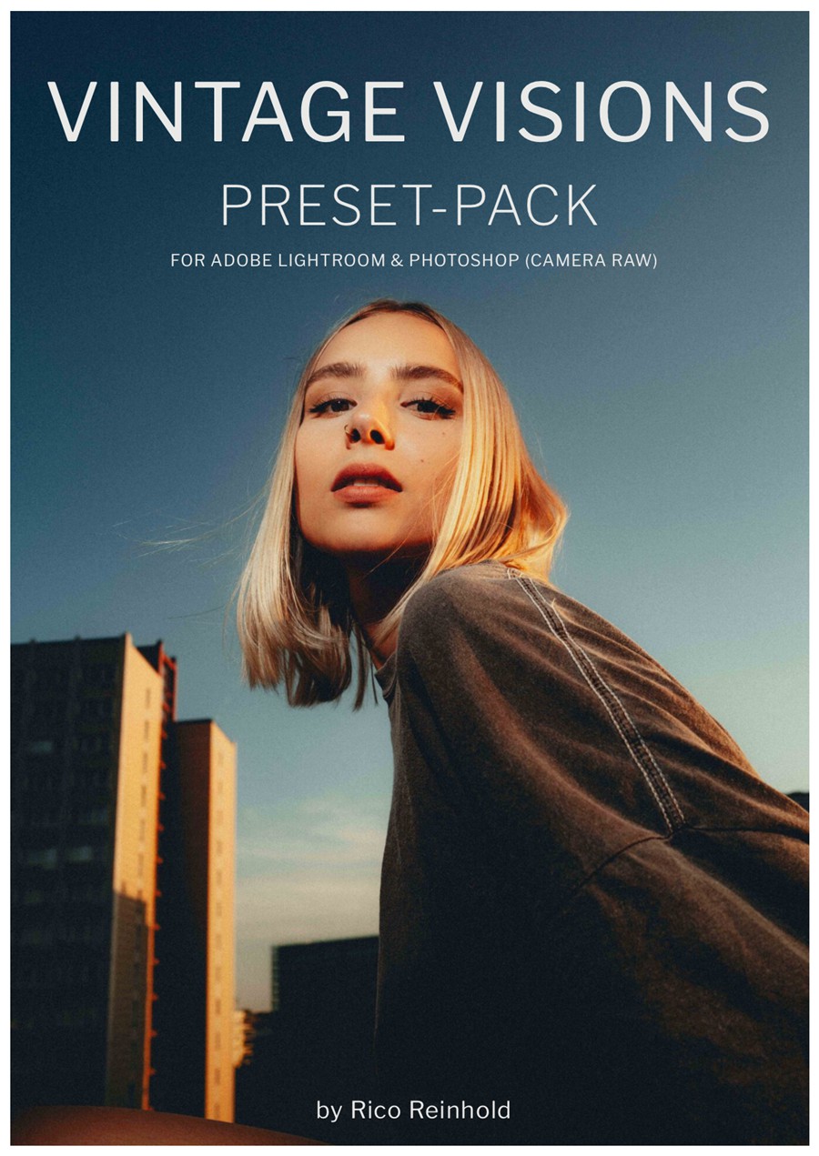 16款复古旧照片人像街拍尼康徕卡彩色黑白LR和PS预设+工具 RICO REINHOLD - VINTAGE VISION PRESETS 插件预设 第1张-素材湾丨精选海外优质设计素材资源 16款复古旧照片人像街拍尼康徕卡彩色黑白LR和PS预设+工具 RICO REINHOLD - VINTAGE VISION PRESETS 插件预设 sucaiwan.com