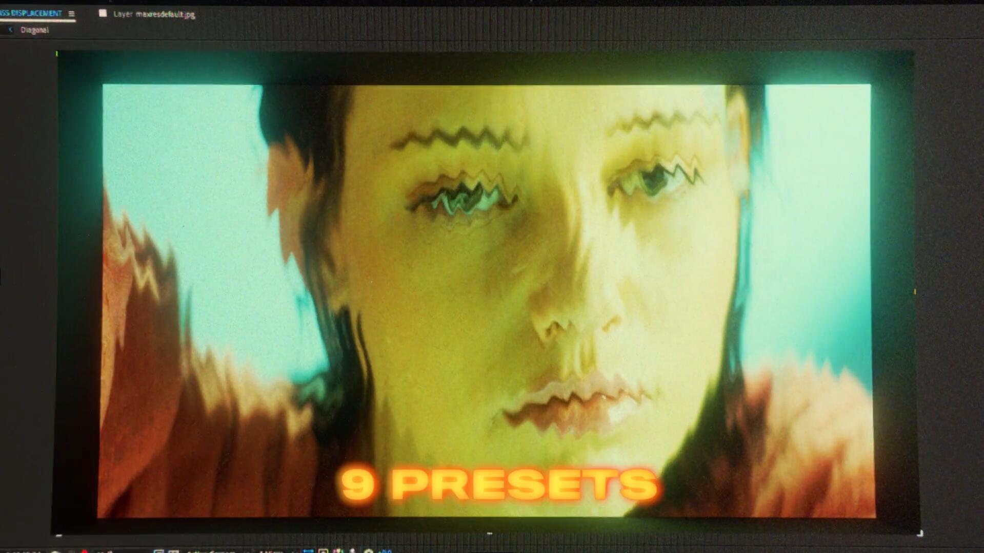 HAPPY EDITING - GLASS FX 复古梦幻美学棱镜玻璃压花折射扭曲纹理模糊堆叠效果AE模板 影视音频 sucaiwan.com