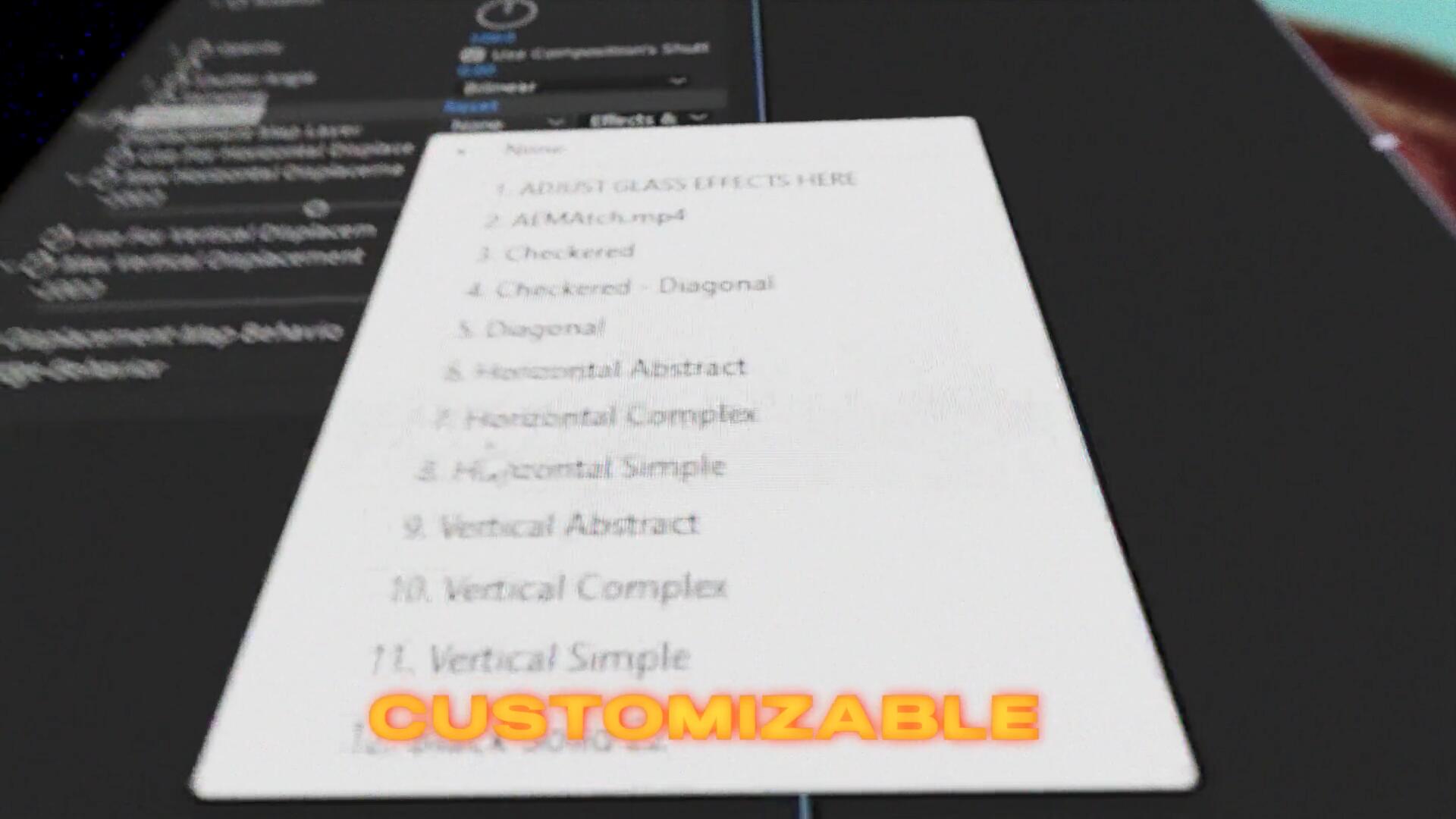 HAPPY EDITING - GLASS FX 复古梦幻美学棱镜玻璃压花折射扭曲纹理模糊堆叠效果AE模板 影视音频 sucaiwan.com