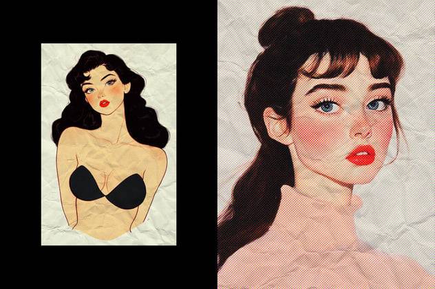 复古半色调riso复印打印漫画照片效果Ps特效滤镜样机 Retro Comic Halftone Effect 插件预设 第2张-素材湾丨精选海外优质设计素材资源 复古半色调riso复印打印漫画照片效果Ps特效滤镜样机 Retro Comic Halftone Effect 插件预设 sucaiwan.com