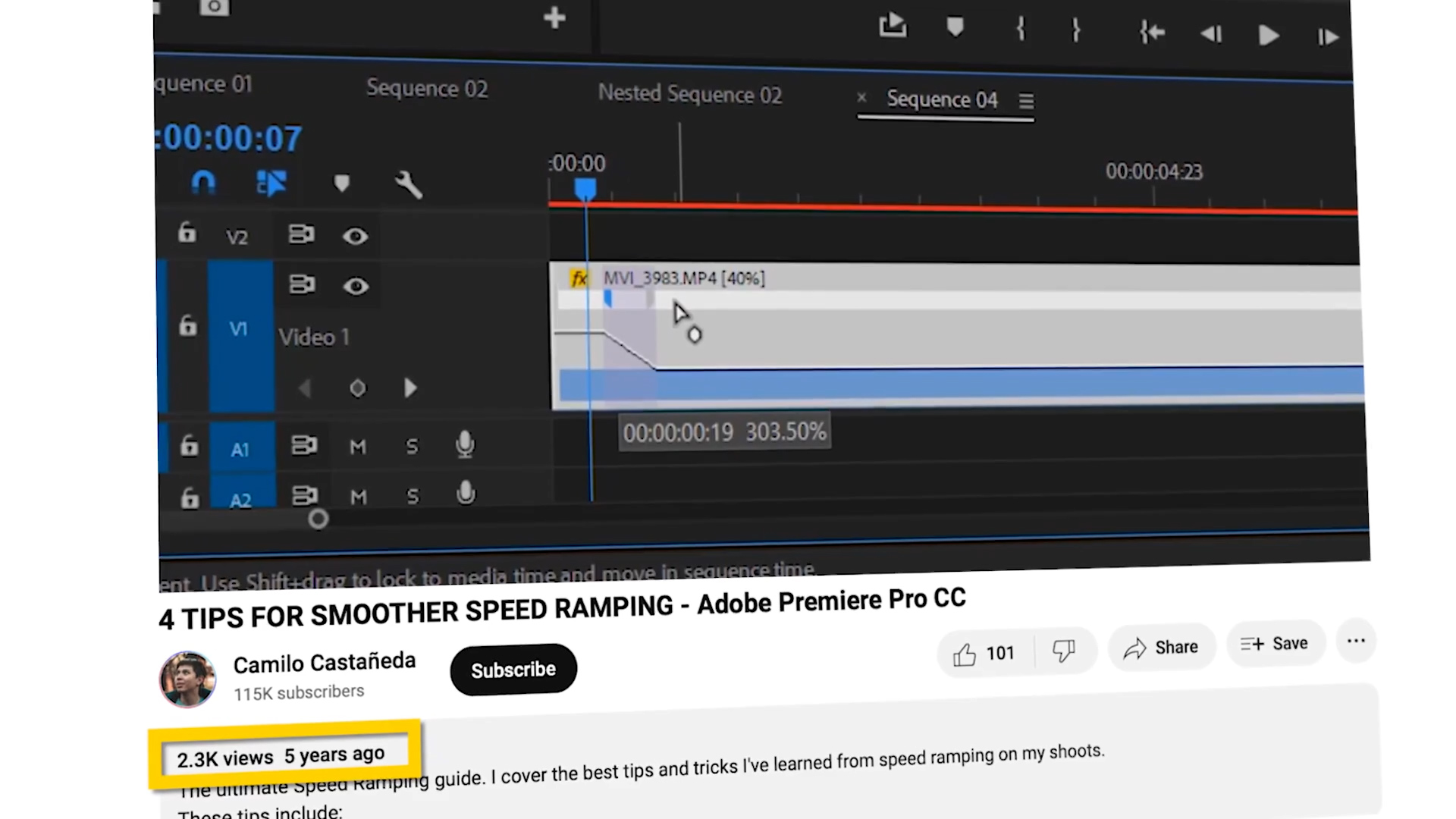 动感汽车剪辑速度坡道无缝转场视觉效果PR/AE流畅变速大师课程 SPEED RAMPING MASTERY 设计教程 第3张-素材湾丨精选海外优质设计素材资源 动感汽车剪辑速度坡道无缝转场视觉效果PR/AE流畅变速大师课程 SPEED RAMPING MASTERY 设计教程 sucaiwan.com