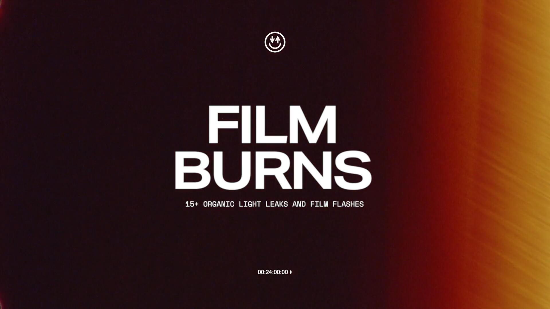 21组复古做旧柯达胶片灼伤燃烧漏光划痕杂点MOV叠加视频转场素材 Happy Editing – FILM BURNS , sucaiwan.com