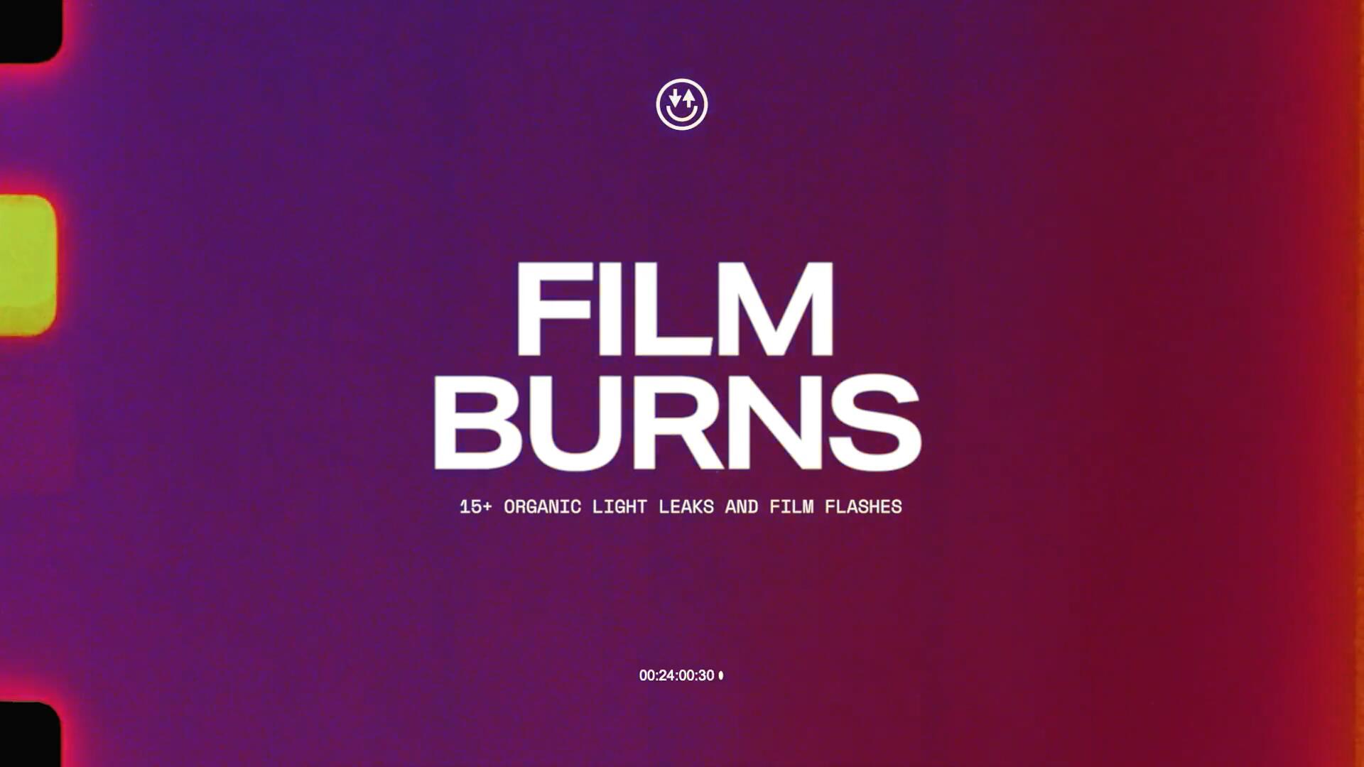 21组复古做旧柯达胶片灼伤燃烧漏光划痕杂点MOV叠加视频转场素材 Happy Editing – FILM BURNS , sucaiwan.com