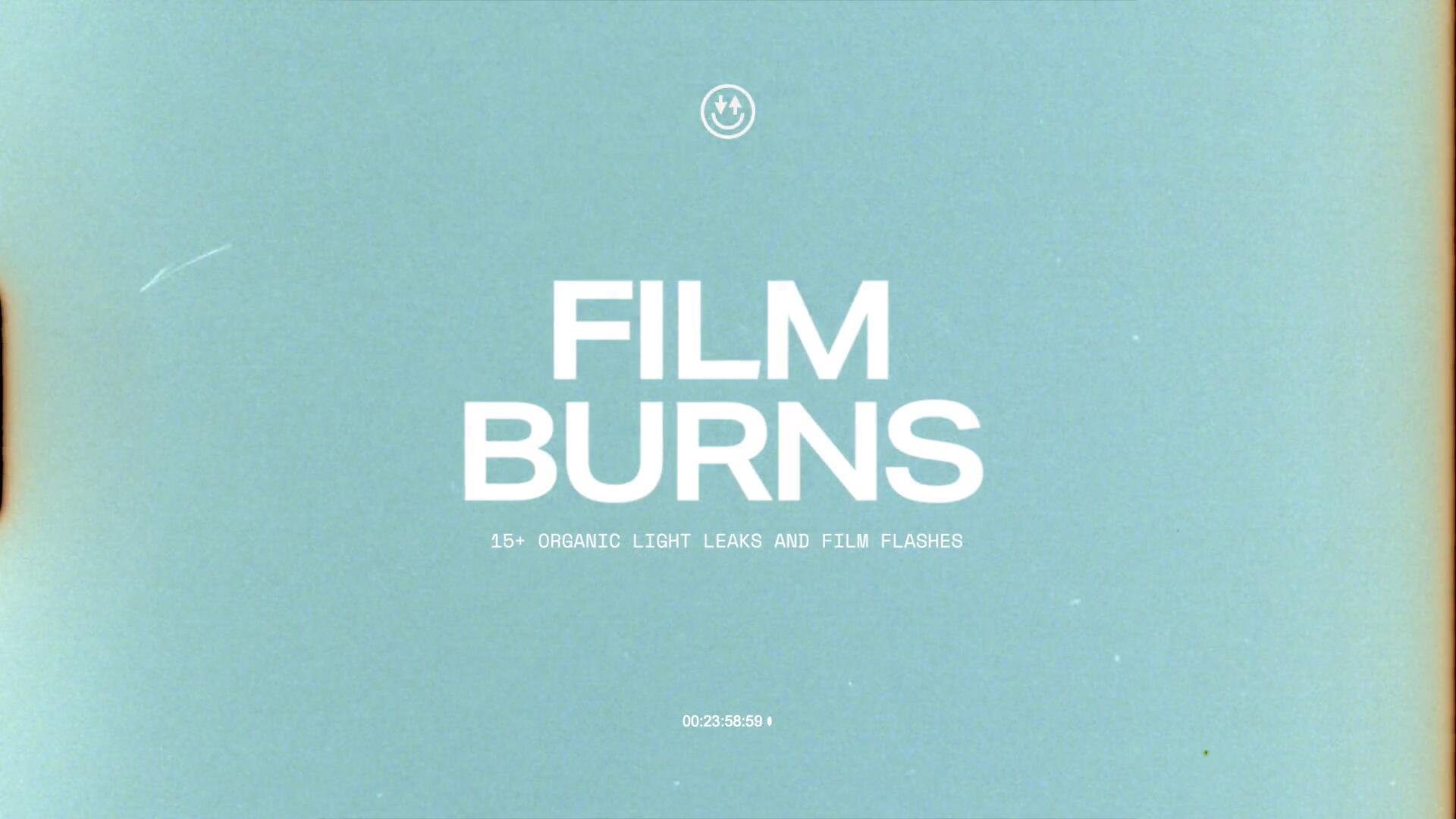 21组复古做旧柯达胶片灼伤燃烧漏光划痕杂点MOV叠加视频转场素材 Happy Editing – FILM BURNS , sucaiwan.com