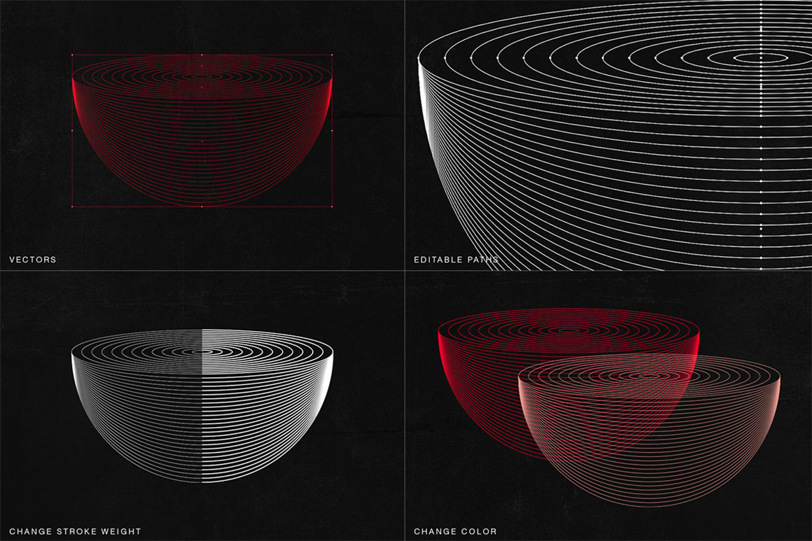 75款科技未来抽象艺术黑白波浪网格线条地形图线框赛博朋克背景图形AI矢量设计元素套装 75 Wireframe Topo Elements Vectors , 第8张-素材湾丨精选海外优质设计素材资源 75款科技未来抽象艺术黑白波浪网格线条地形图线框赛博朋克背景图形AI矢量设计元素套装 75 Wireframe Topo Elements Vectors , sucaiwan.com
