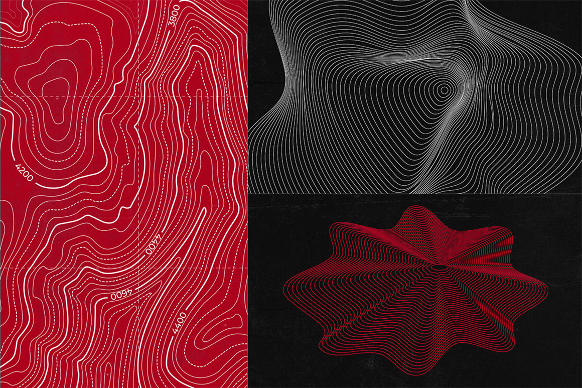 75款科技未来抽象艺术黑白波浪网格线条地形图线框赛博朋克背景图形AI矢量设计元素套装 75 Wireframe Topo Elements Vectors , 第13张-素材湾丨精选海外优质设计素材资源 75款科技未来抽象艺术黑白波浪网格线条地形图线框赛博朋克背景图形AI矢量设计元素套装 75 Wireframe Topo Elements Vectors , sucaiwan.com