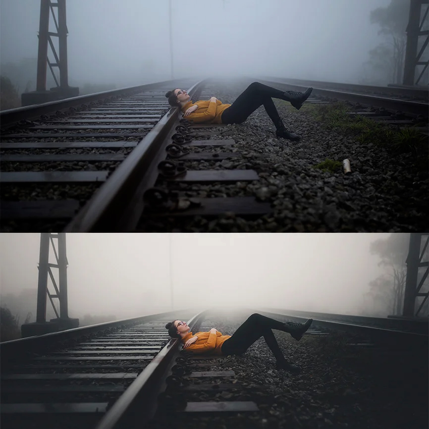 复古电影风格明亮亮度曝光人物肖像摄影照片调色Lightroom预设 LUIZCLAS – MOODY COLLECTION 插件预设 sucaiwan.com