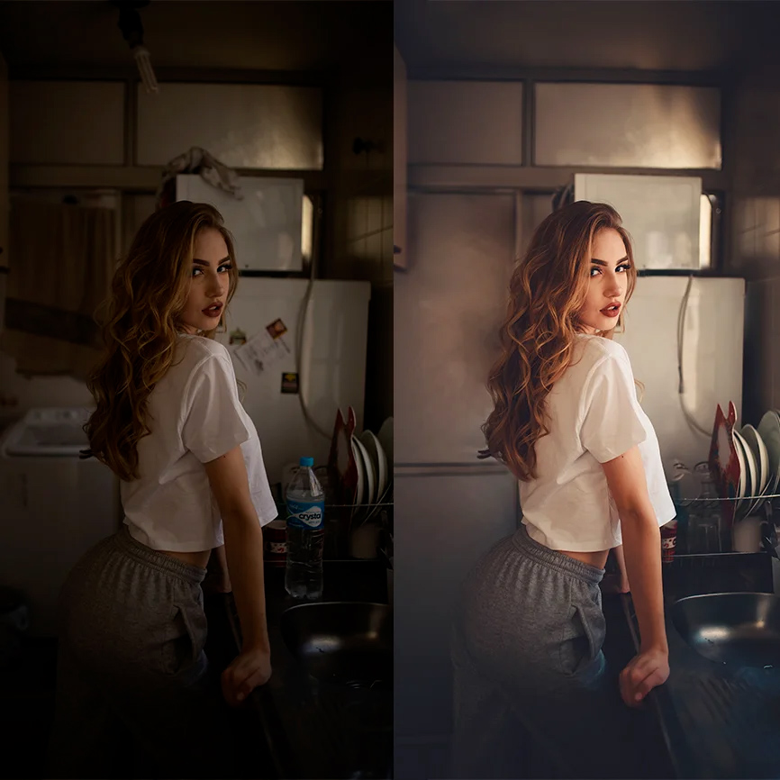 复古电影风格明亮亮度曝光人物肖像摄影照片调色Lightroom预设 LUIZCLAS – MOODY COLLECTION 插件预设 sucaiwan.com