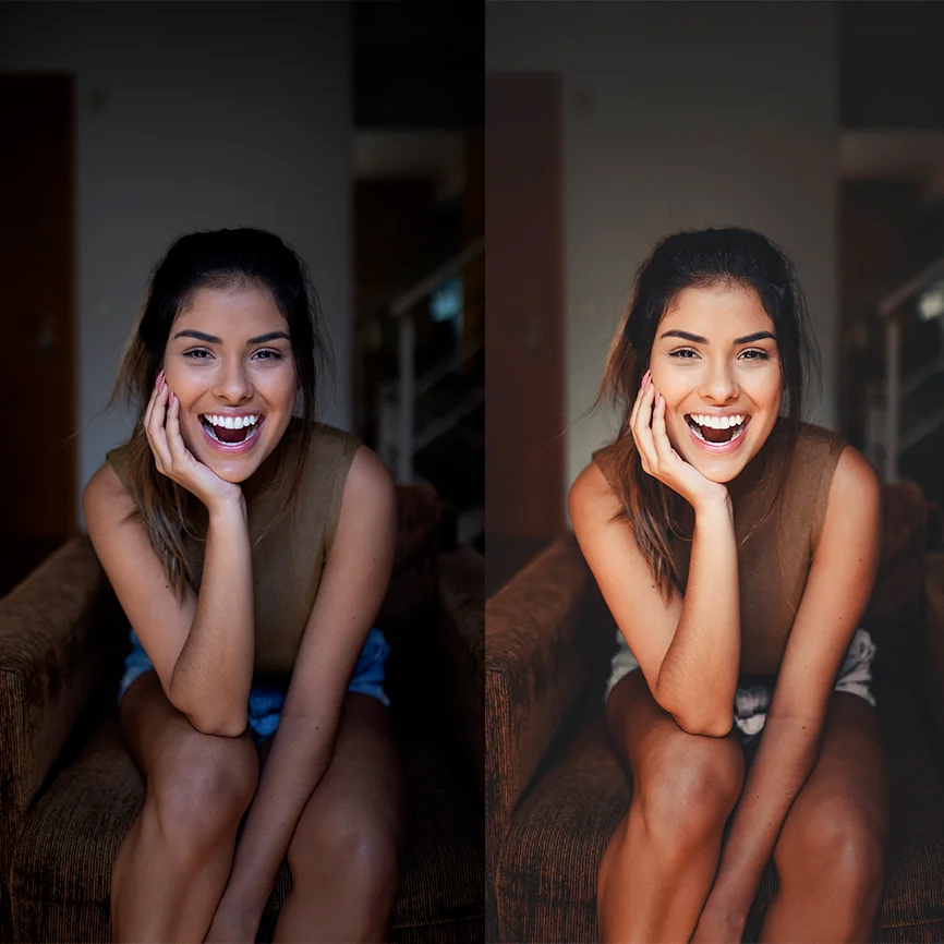 复古电影风格明亮亮度曝光人物肖像摄影照片调色Lightroom预设 LUIZCLAS – MOODY COLLECTION 插件预设 sucaiwan.com