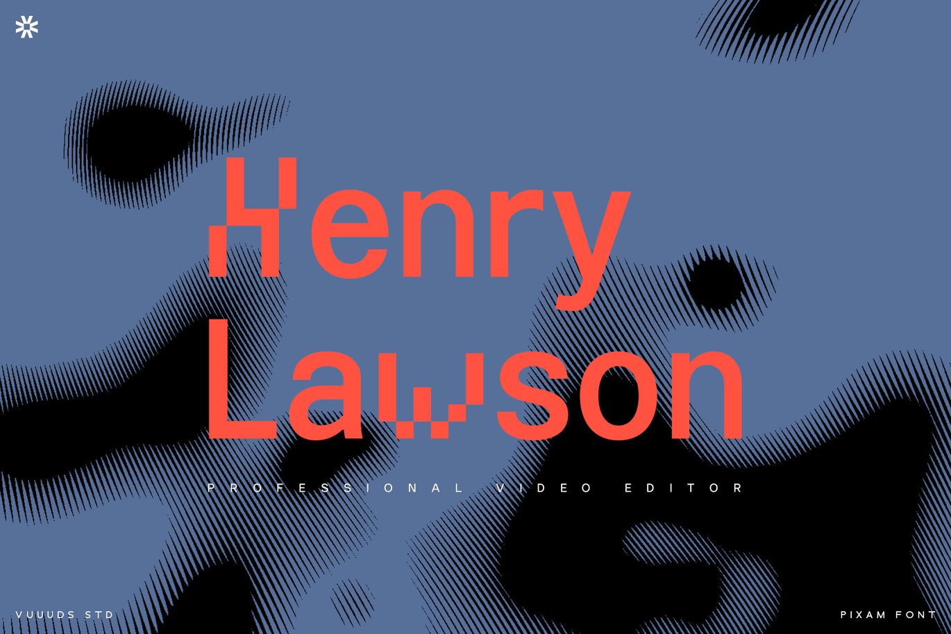 赛博朋克小众像素风错位几何效果实验性PSAI英文字体安装包 Pixam Font 设计素材 sucaiwan.com