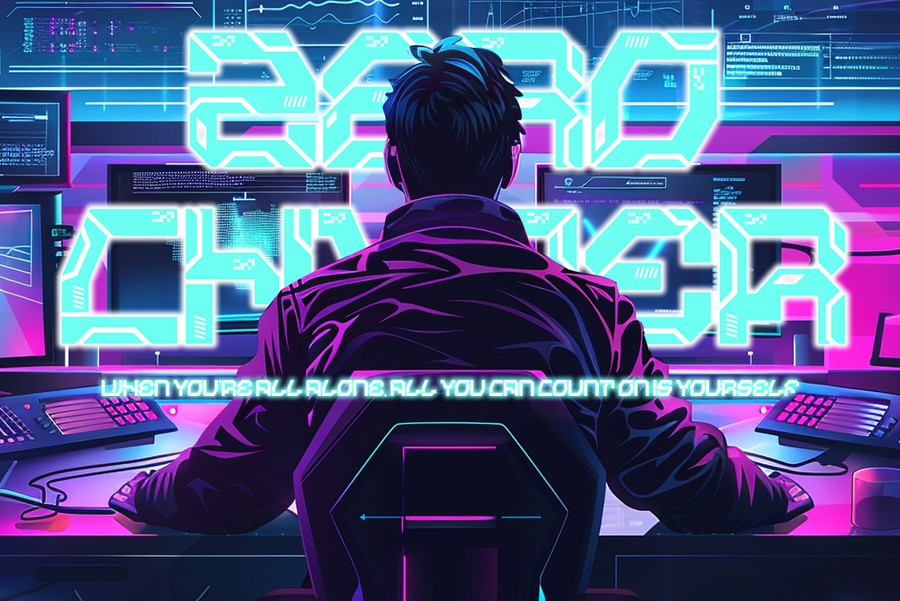 未来科幻赛博朋克杂志海报徽标设计装饰英文字体安装包 Spectra Volt – Cyberpunk Font 设计素材 第6张-素材湾丨精选海外优质设计素材资源 未来科幻赛博朋克杂志海报徽标设计装饰英文字体安装包 Spectra Volt – Cyberpunk Font 设计素材 sucaiwan.com