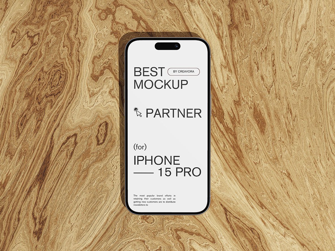 木桌背景UI设计苹果iPhone手机iPad平板MacBook电脑展示贴图PSD样机模板 Device On Wood Table Mockups 样机素材 sucaiwan.com
