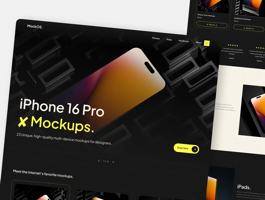 暗黑系响应式电子商务商城产品销售在线购物网站WEB UI界面设计Figma模板+源码素材 MockOS – Digital Store UI Template APP UI 第2张-素材湾丨精选海外优质设计素材资源 暗黑系响应式电子商务商城产品销售在线购物网站WEB UI界面设计Figma模板+源码素材 MockOS – Digital Store UI Template APP UI sucaiwan.com