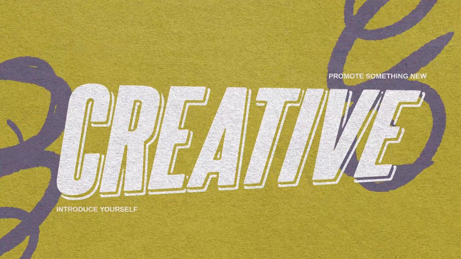 AE模板：大胆邋遢仿旧风格化垃圾摇滚风格粗体排版电影标题动画 Grunge Titles Pack , sucaiwan.com